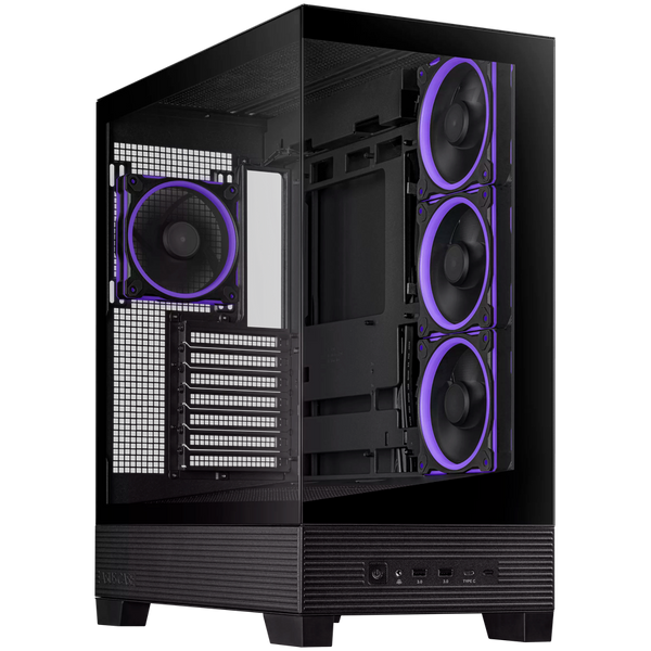 ASUS A31 PLUS Tempered Glass ATX case Black