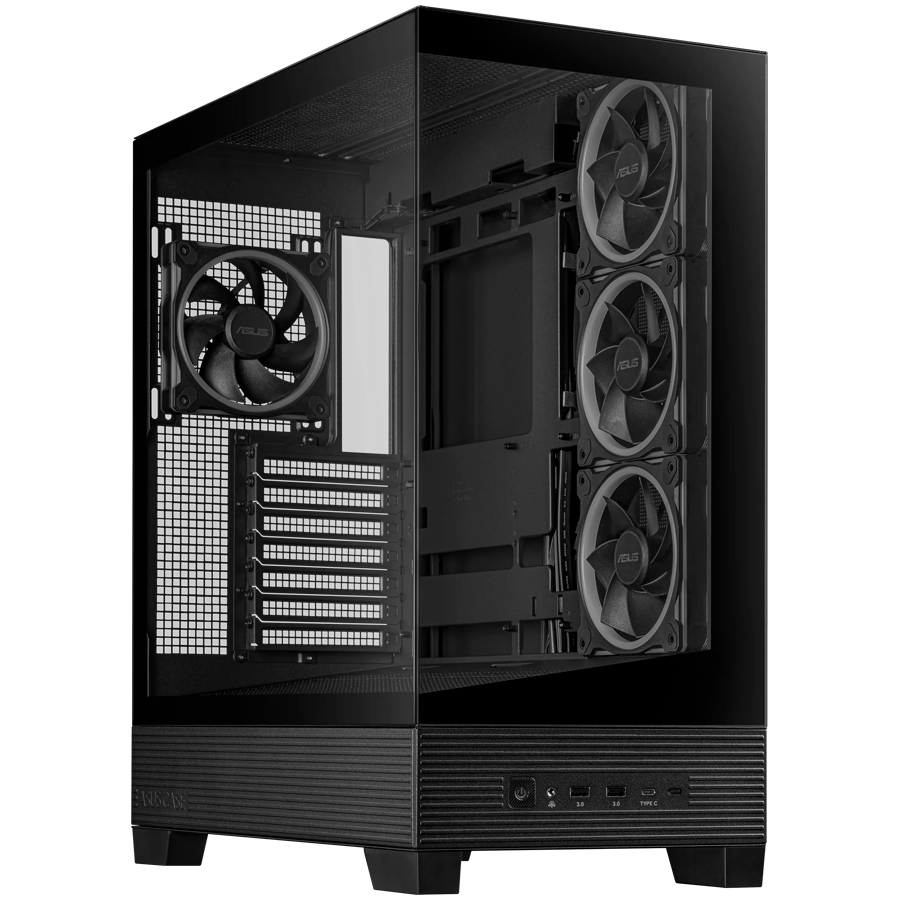 ASUS A31 PLUS Tempered Glass ATX case Black