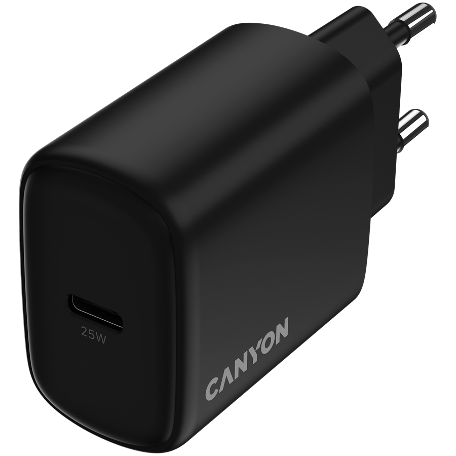 CANYON charger OnCharge 250 25W 1xPD EU Black