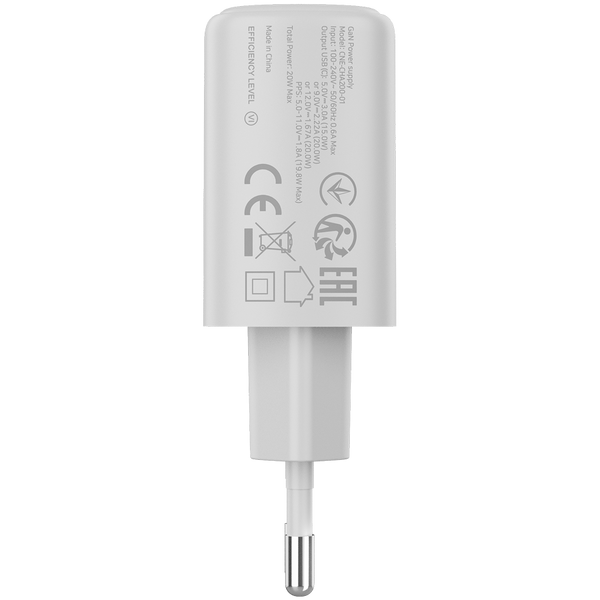 CANYON charger OnCharge 200 20W 1xPD EU White