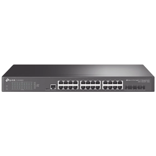 TP-Link SG3428X Omada 24-Port Gigabit L2+ Managed Switch with 4 10GE SFP+ Slots