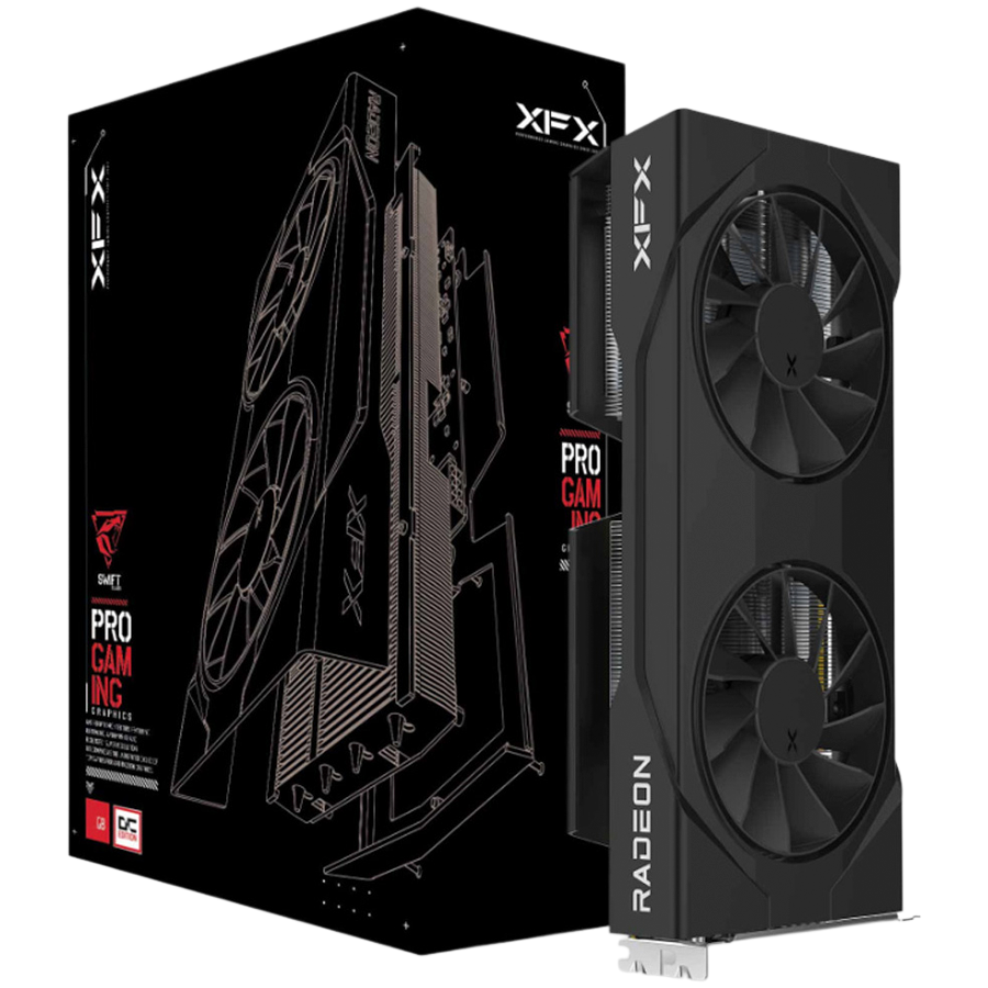 XFX Swift AMD Radeon RX 9060 XT OC 16GB GDDR6 128-bit HDMI 2x DP Glavna slika proizvoda