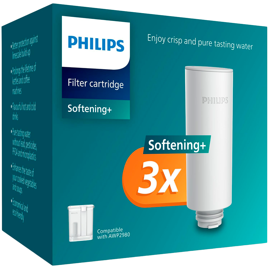 Philips Softening+ filteri za instant spremnik za vodu (3 pack) Glavna slika proizvoda