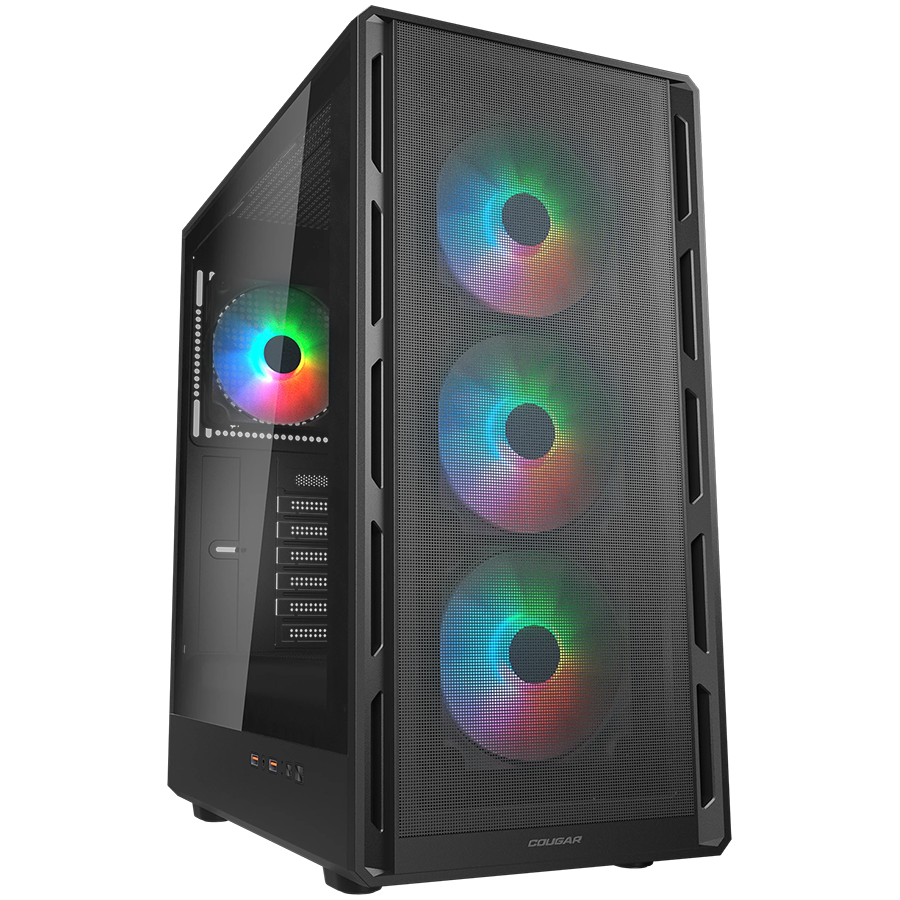 COUGAR AIRFACE PURE RGB PC Case, Mid Tower, Black Glavna slika proizvoda