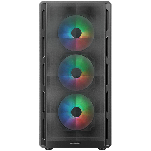 COUGAR AIRFACE PURE RGB PC Case, Mid Tower, Black