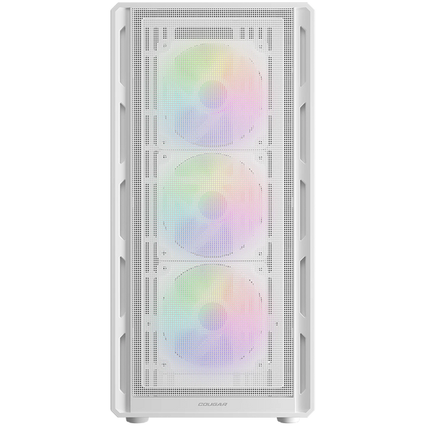 COUGAR AIRFACE PURE RGB PC Case, Mid Tower, White