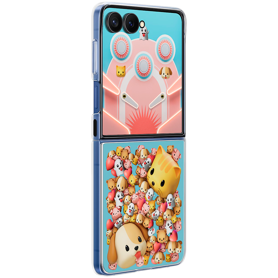 Samsung Galaxy Z Flip7 Flipsuit Case Transparent
