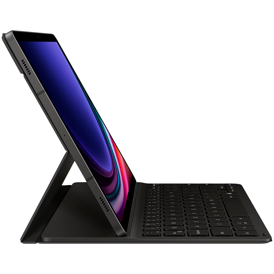 Samsung Galaxy Tab S9/S9 FE/S10 FE/S10 Lite Book Cover Keyboard Slim - AI Key Black