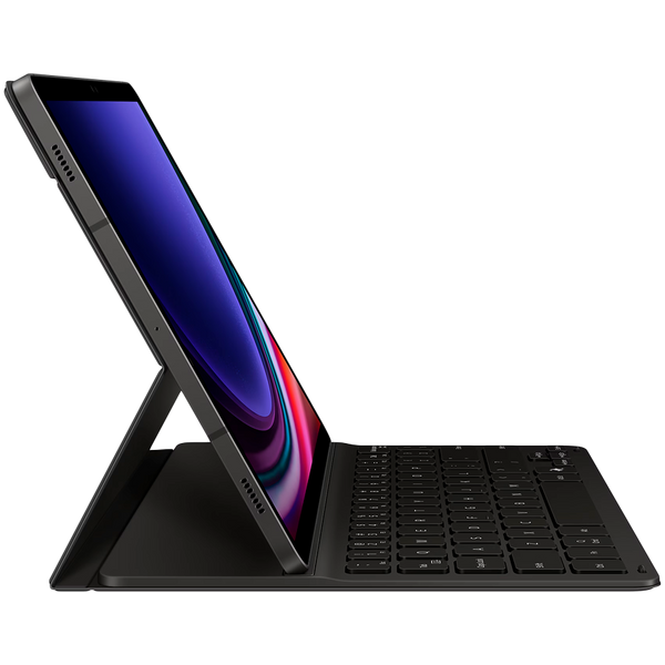 Samsung Galaxy Tab S9/S9 FE/S10 FE/S10 Lite Book Cover Keyboard Slim - AI Key Black