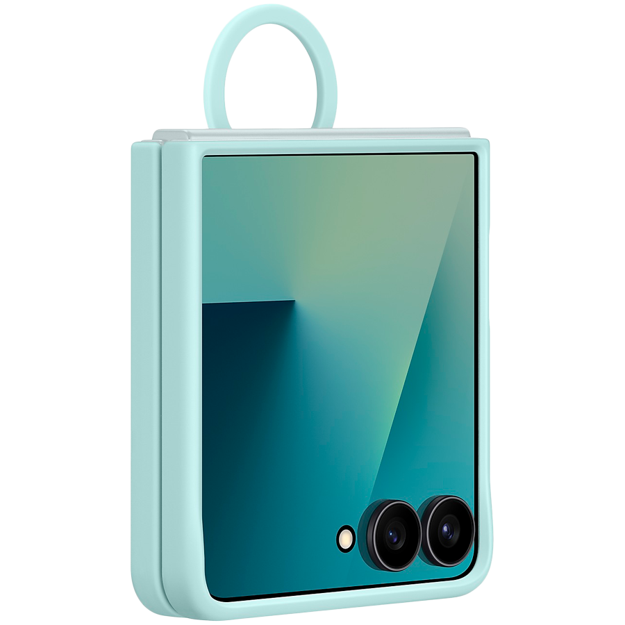 Samsung Galaxy Z Flip7 Ring Case (Silicone) Mint