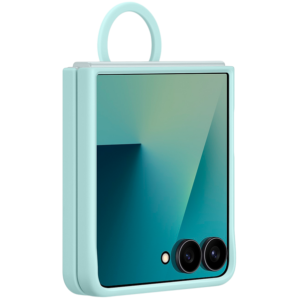 Samsung Galaxy Z Flip7 Ring Case (Silicone) Mint