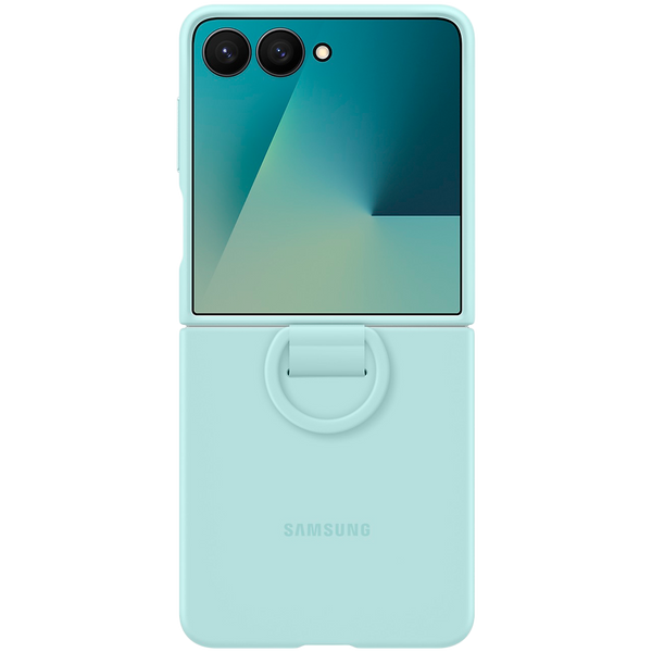 Samsung Galaxy Z Flip7 Ring Case (Silicone) Mint
