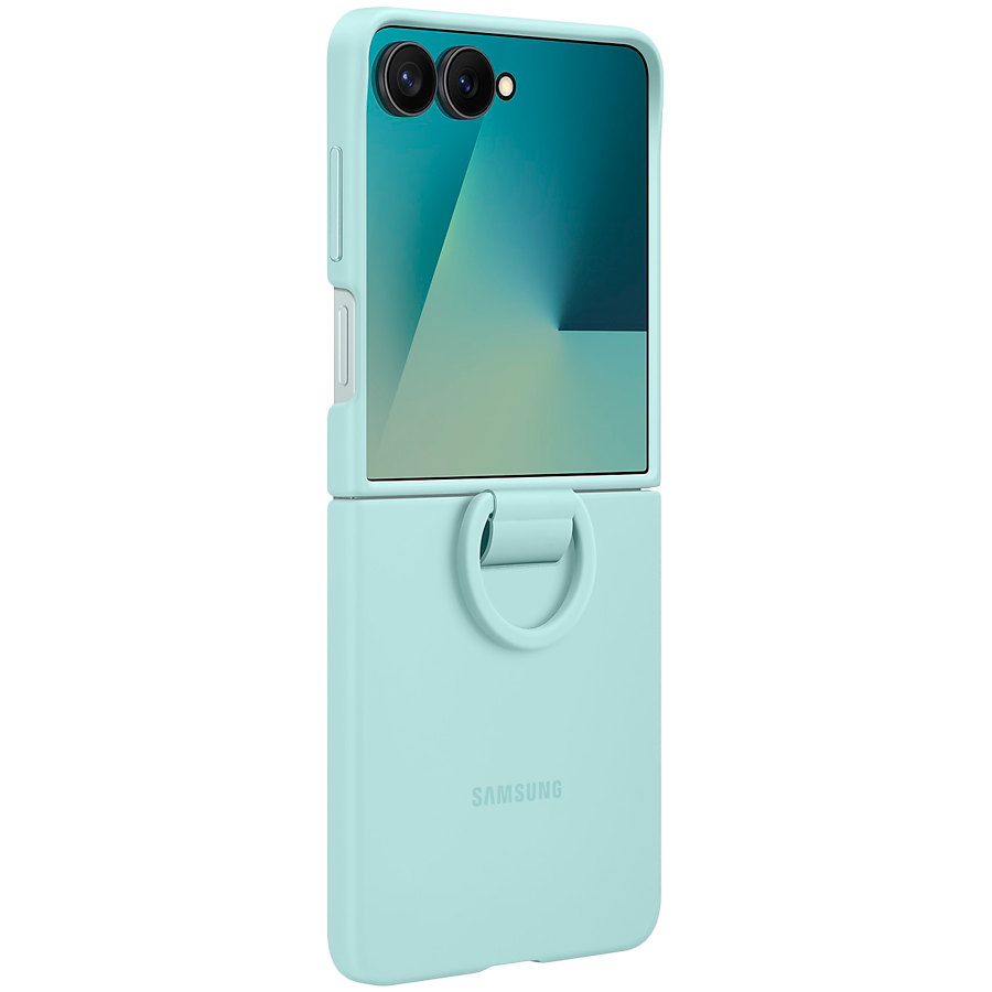 Samsung Galaxy Z Flip7 Ring Case (Silicone) Mint