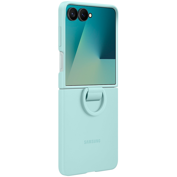 Samsung Galaxy Z Flip7 Ring Case (Silicone) Mint