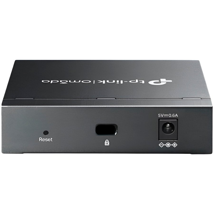Omada 5-Port Gigabit Easy Managed Switch 5× Gigabit RJ45 Ports Desktop Steel Case Integration with Omada SDN Controller