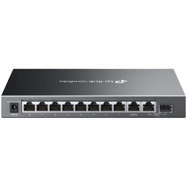 Omada 10-Port Gigabit Easy Managed Switch with 8-Port PoE+ 8× Gigabit PoE+ Ports