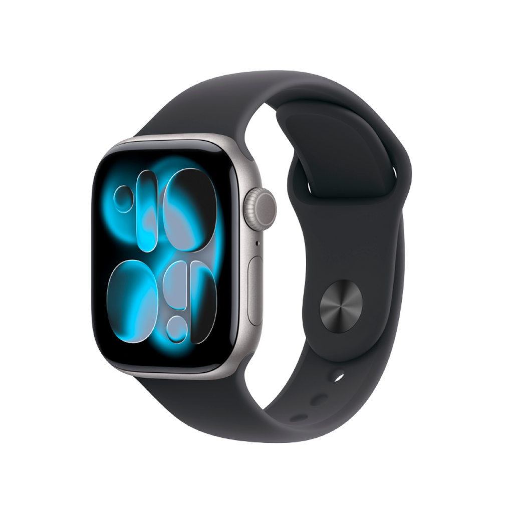 Apple Watch Series 11 GPS 42mm Space Grey Aluminium Case with Black Sport Band - M/L