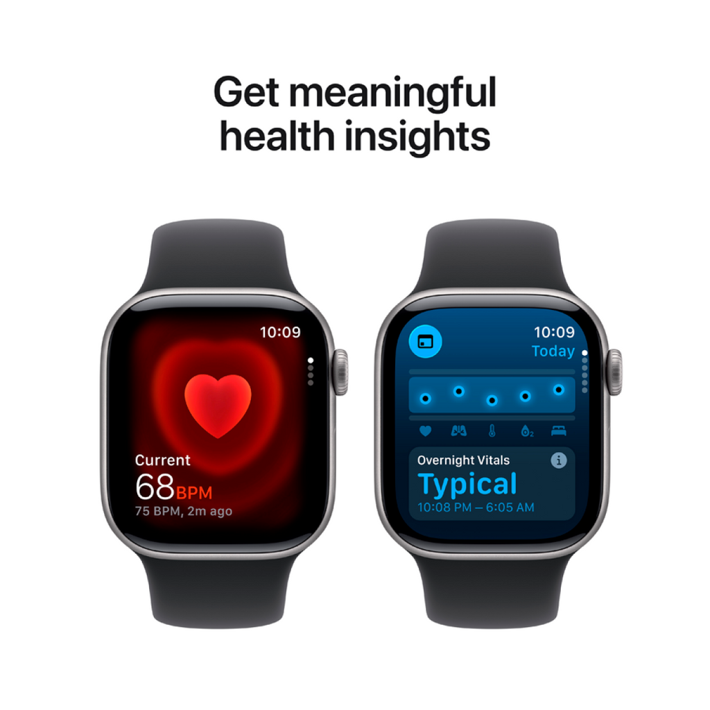 Apple Watch Series 11 GPS 42mm Space Grey Aluminium Case with Black Sport Band - M/L