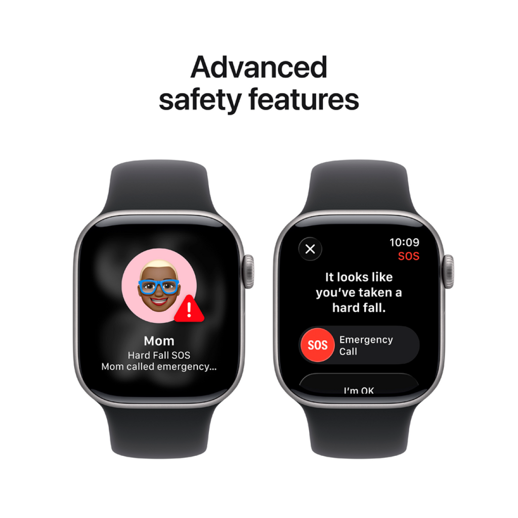 Apple Watch Series 11 GPS 42mm Space Grey Aluminium Case with Black Sport Band - M/L
