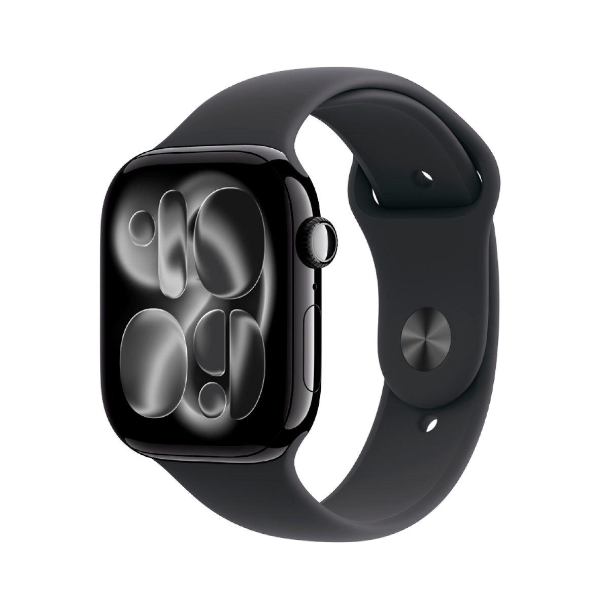 Apple Watch Series 11 GPS 46mm Jet Black Aluminium Case with Black Sport Band - M/L,Model A3333 - MEUX4RK/A