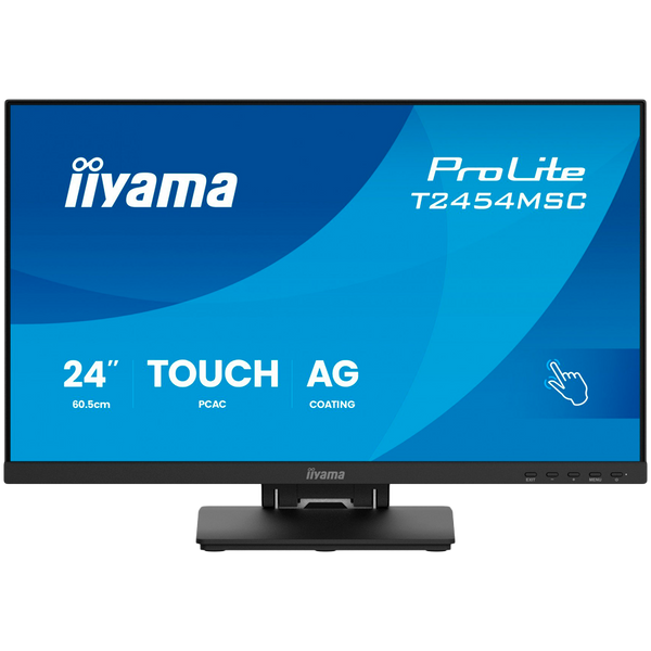 IIYAMA Monitor Touch T2454MSC-B3AG 24" InCell PCAP 10pt touchscreen monitor featuring IPS panel technology