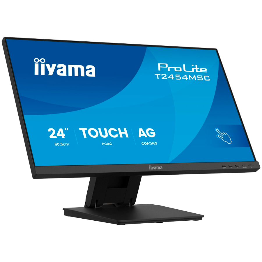 IIYAMA Monitor Touch T2454MSC-B3AG 24" InCell PCAP 10pt touchscreen monitor featuring IPS panel technology