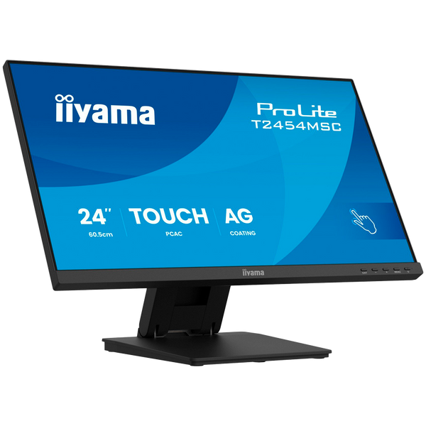 IIYAMA Monitor Touch T2454MSC-B3AG 24" InCell PCAP 10pt touchscreen monitor featuring IPS panel technology