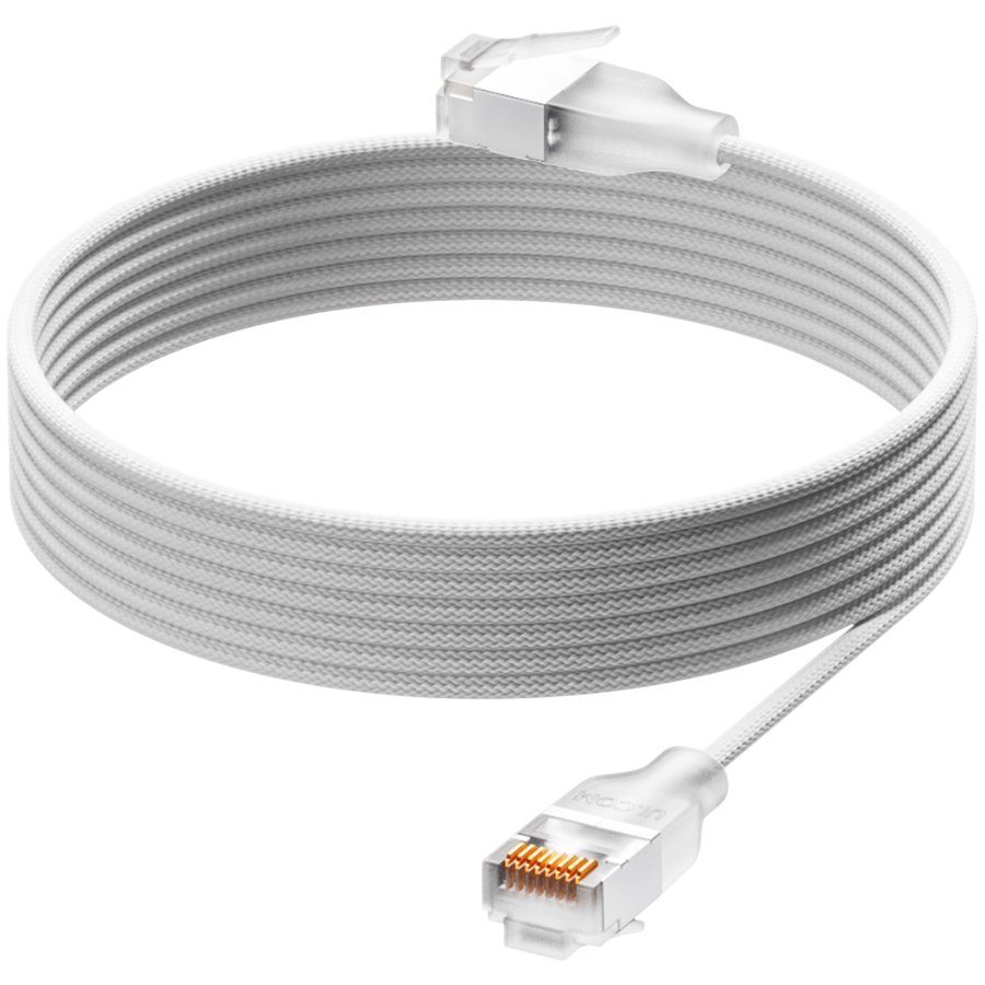 Ubiquiti UACC-Cable-Patch-EL-C6A-0.3M-W Ultra-thin braided patch cable Glavna slika proizvoda
