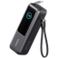Anker Power Bank (25K, 165W, Built-In USB-C and Retractable Cable) Silver