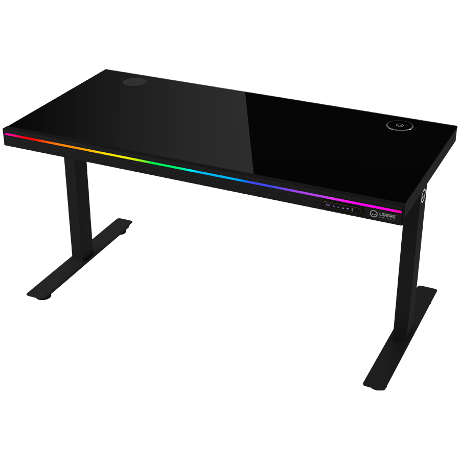Dual-motor sit/stand adjustable-height gaming desk with wireless charger Glavna slika proizvoda