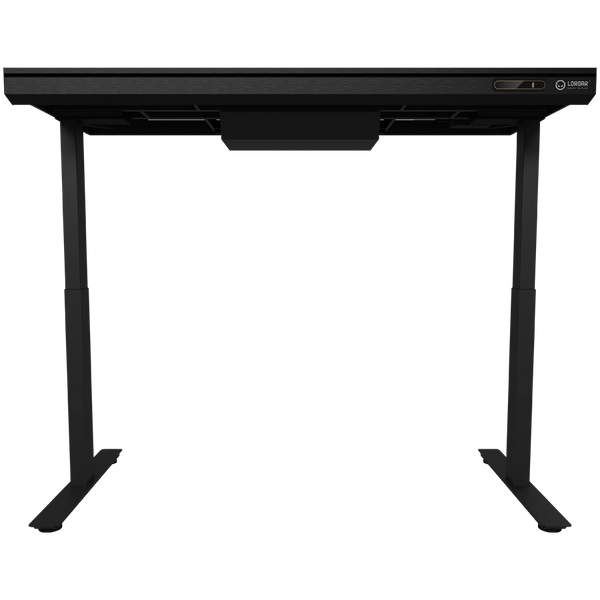 Dual-motor sit/stand adjustable-height gaming desk with wireless charger