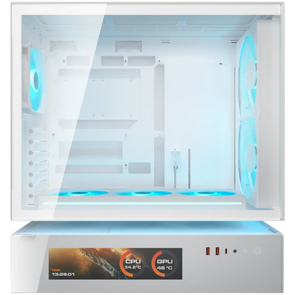 COUGAR CFV235 Mesh Vision PC Case, Mid Tower, White