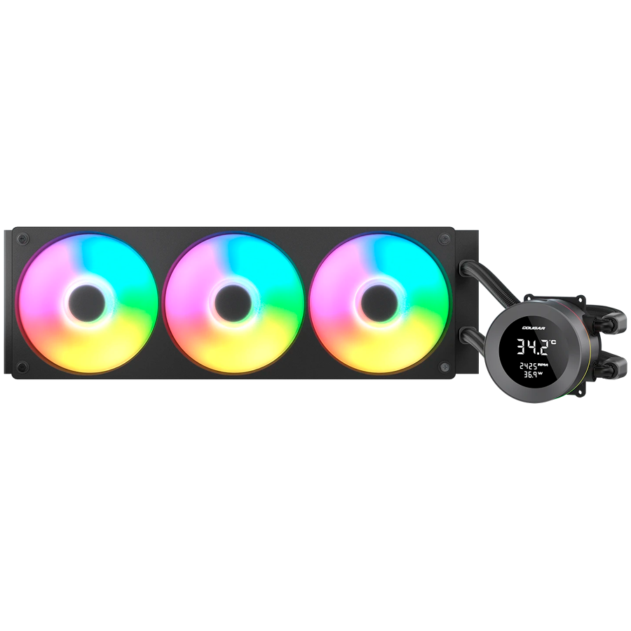 COUGAR Poseidon Vistek ARGB 360 AiO Liquid Watercooling - Black Glavna slika proizvoda