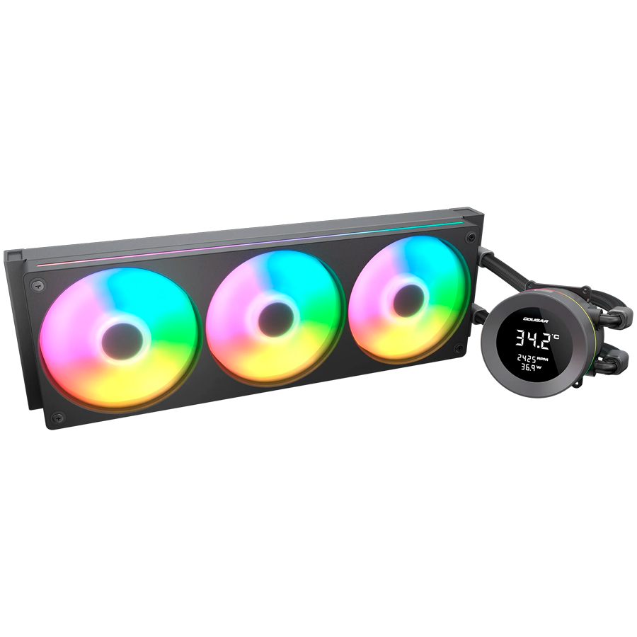 COUGAR Poseidon Vistek ARGB 360 AiO Liquid Watercooling - Black