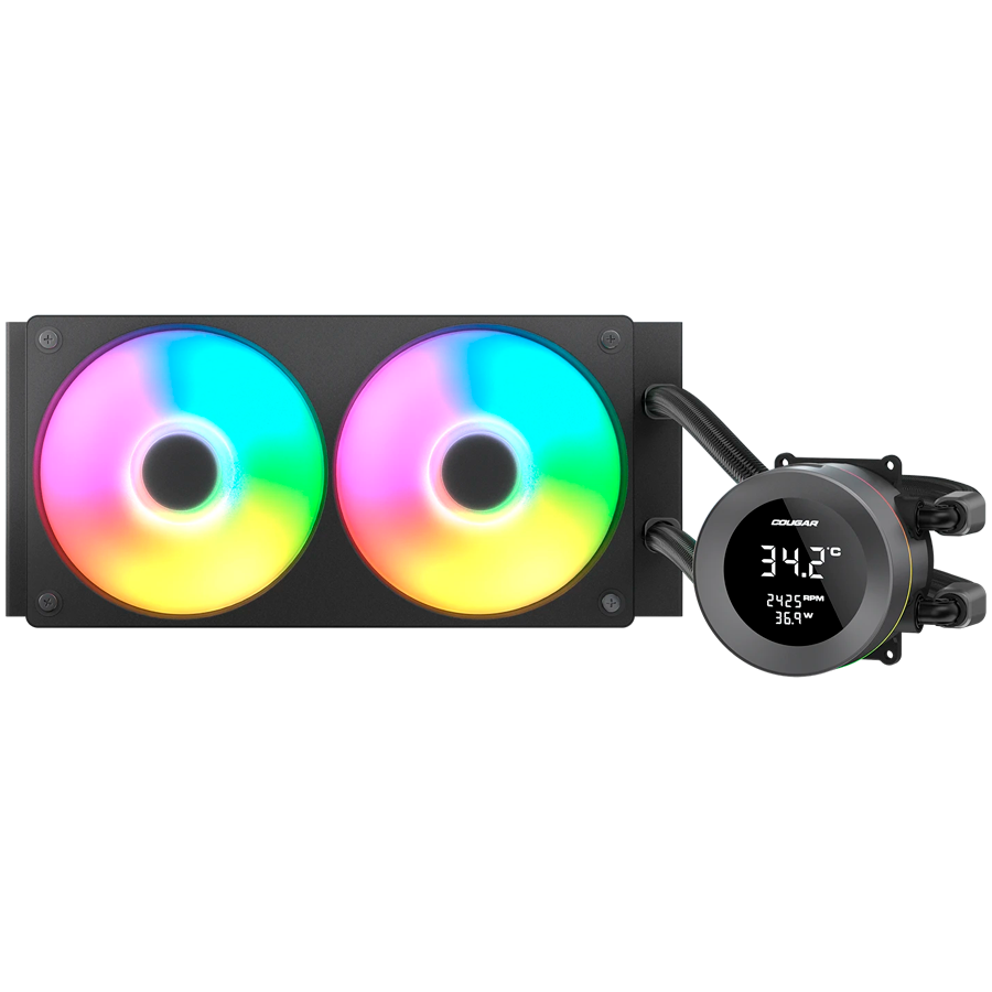 COUGAR Poseidon Vistek ARGB 240 AiO Liquid Watercooling - Black Glavna slika proizvoda
