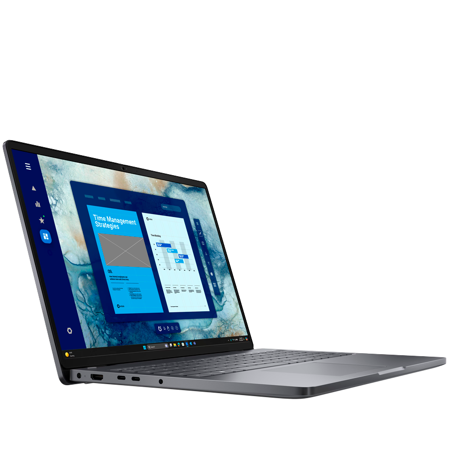 Dell Pro 16 PC16250, 16" FHD+ (1920x1200), Intel Core 5 120U, 1x 16GB DDR5, M.2 512GB SSD, Intg GPU, Wi-Fi 6E, BT 5.3, 2x USB 3.2, 1x USB-C 3.2, 1x USB-C THB 4, HDMI, RJ-45, FgrPr, Backlit KB, 55Wh, Ubuntu