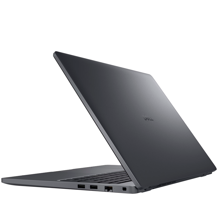Dell Pro 16 PC16250, 16" FHD+ (1920x1200), Intel Core 5 120U, 1x 16GB DDR5, M.2 512GB SSD, Intg GPU, Wi-Fi 6E, BT 5.3, 2x USB 3.2, 1x USB-C 3.2, 1x USB-C THB 4, HDMI, RJ-45, FgrPr, Backlit KB, 55Wh, Ubuntu