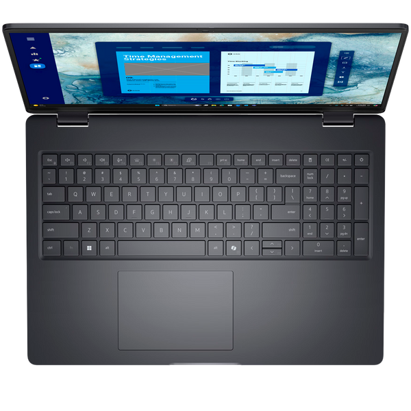 Dell Pro 16 PC16250, 16" FHD+ (1920x1200), Intel Core 5 120U, 1x 16GB DDR5, M.2 512GB SSD, Intg GPU, Wi-Fi 6E, BT 5.3, 2x USB 3.2, 1x USB-C 3.2, 1x USB-C THB 4, HDMI, RJ-45, FgrPr, Backlit KB, 55Wh, Ubuntu
