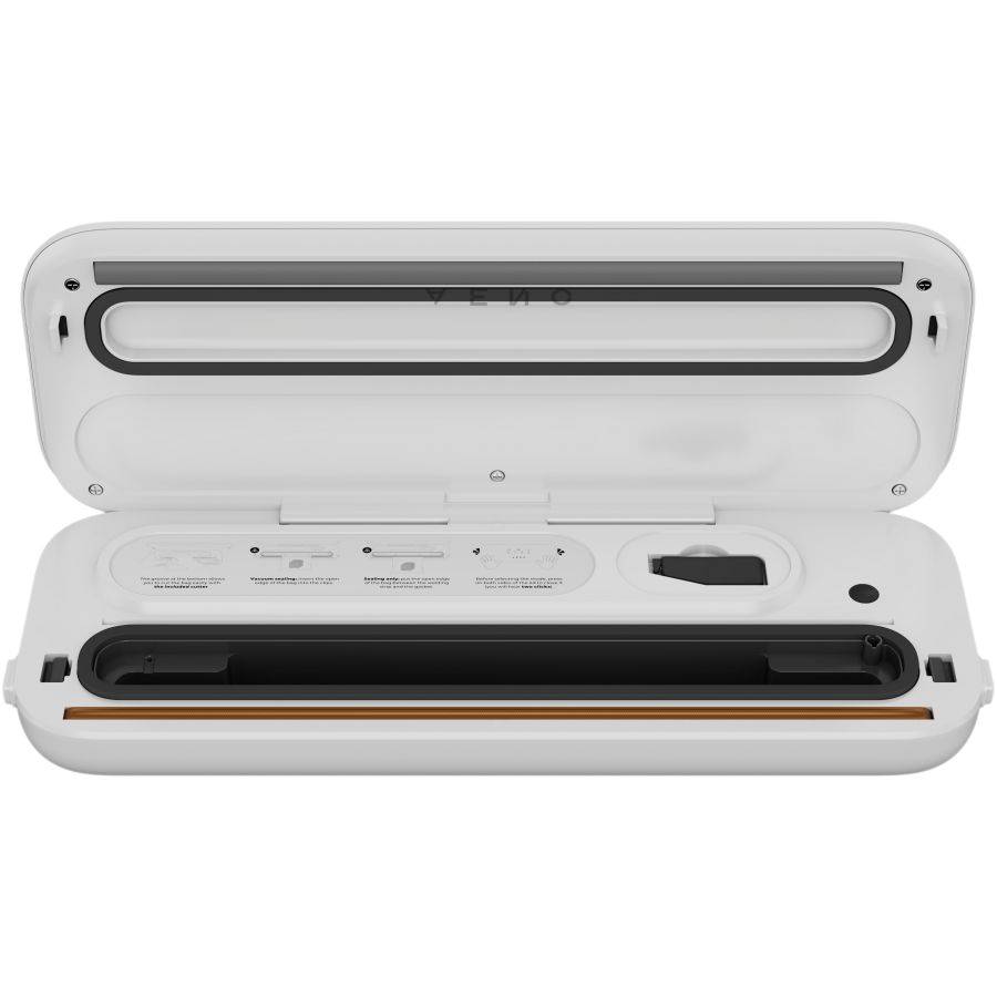Vacuum sealer, white, LED display, 230AC/50Hz
