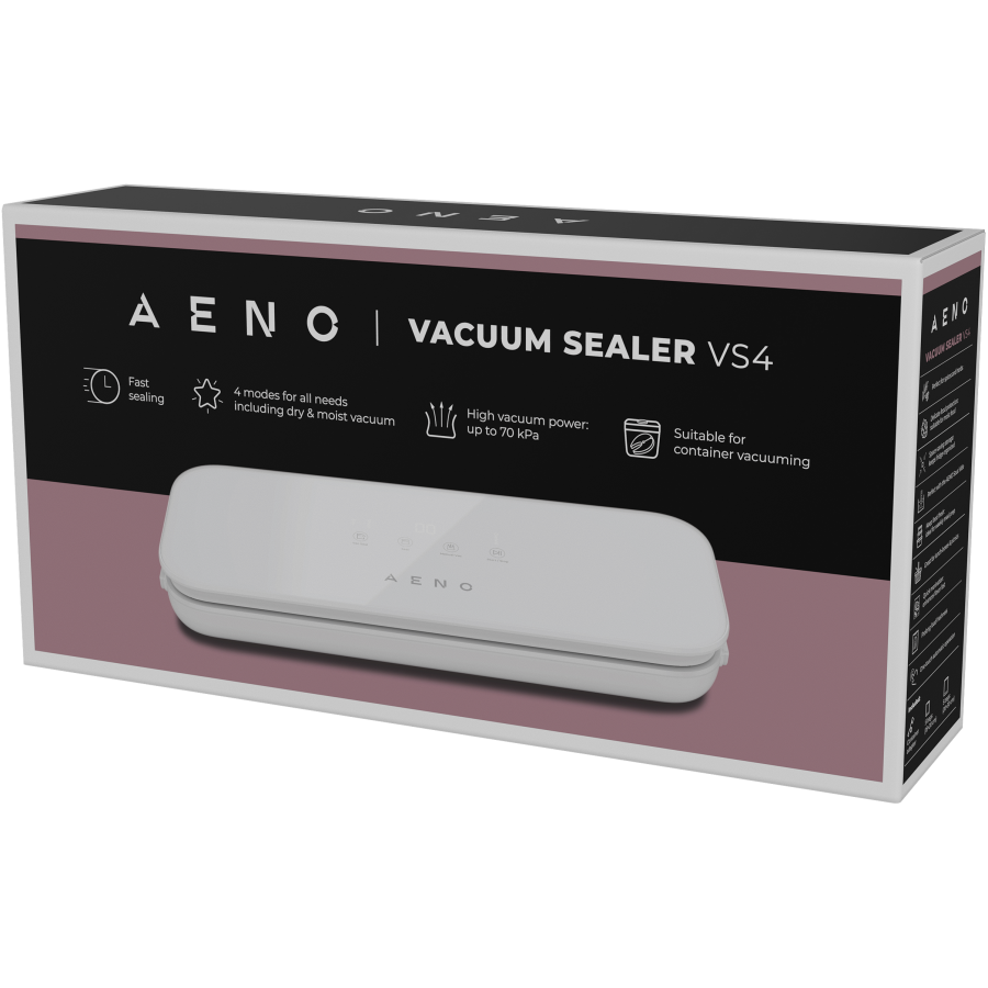 Vacuum sealer, white, LED display, 230AC/50Hz