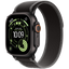 Apple Watch Ultra 3 Cellular 49mm Black Titanium Case with Black/Charcoal Trail Loop - M/L