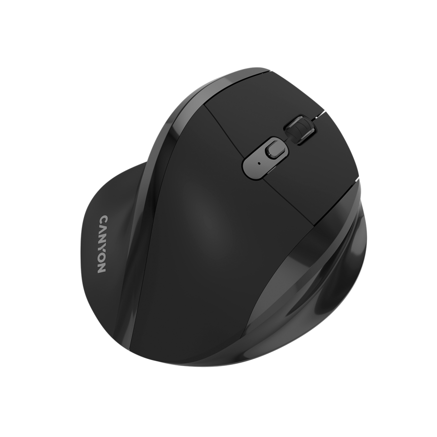 CANYON mouse OnClick 17 Ergonomic 6 buttons 1600DPI Wireless Black