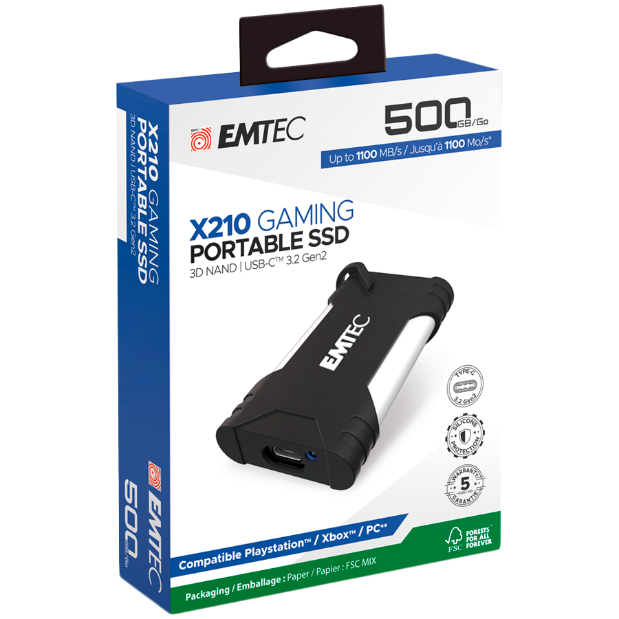 Emtec X210G Portable SSD 500GB Glavna slika proizvoda