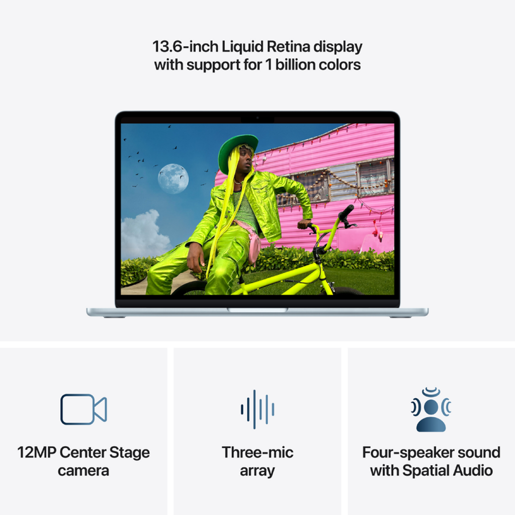 MacBook Air 13-inch, Sky Blue