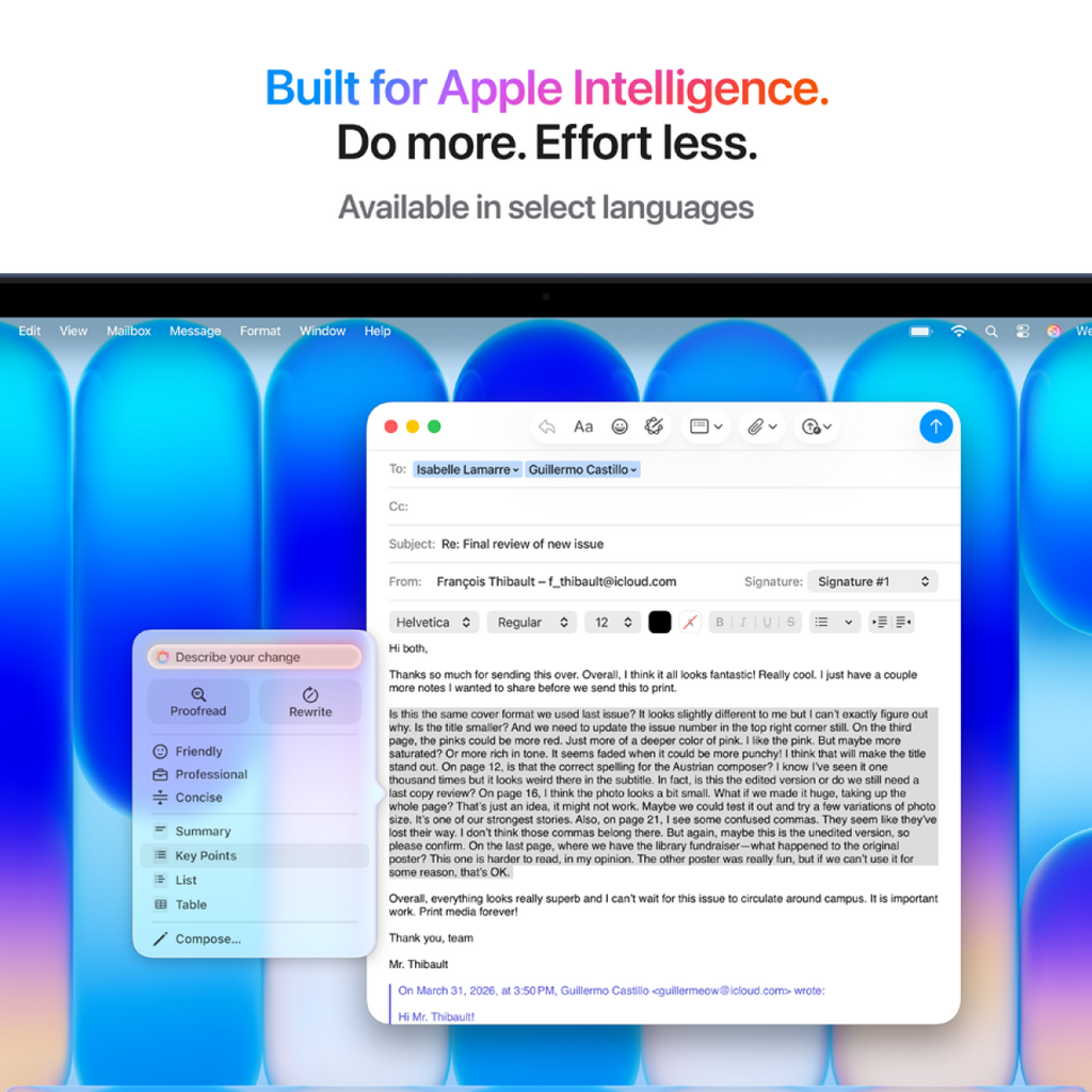 MacBook Neo 13-inch, Indigo, Model A3404, A18 PRO CHIP, 6C CPU, 5C GPU, 8GB unified memory, 20W ADAPTER, 256GB SSD storage, KEYBOARD US English