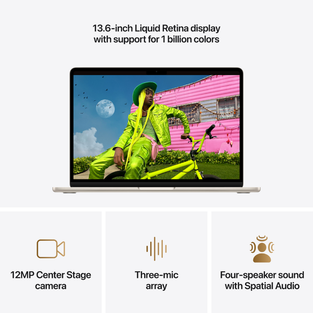 MacBook Air 13-inch, Starlight