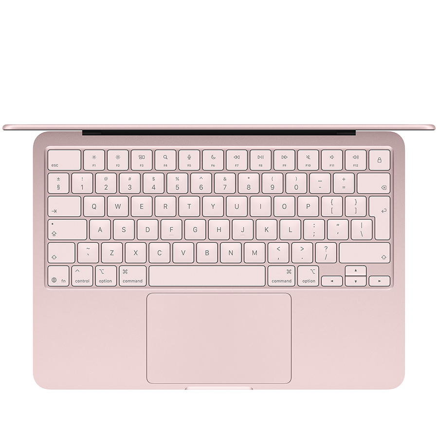 MacBook Neo 13-inch, Blush, Model A3404, A18 PRO CHIP, 6C CPU, 5C GPU, 8GB unified memory, 20W ADAPTER, 256GB SSD storage, KEYBOARD US English