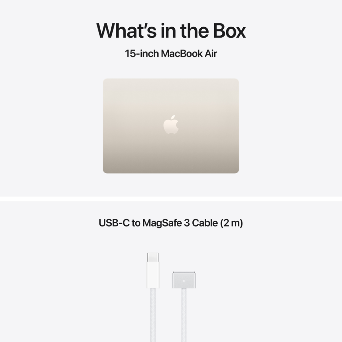 MacBook Air 15-inch, Starlight