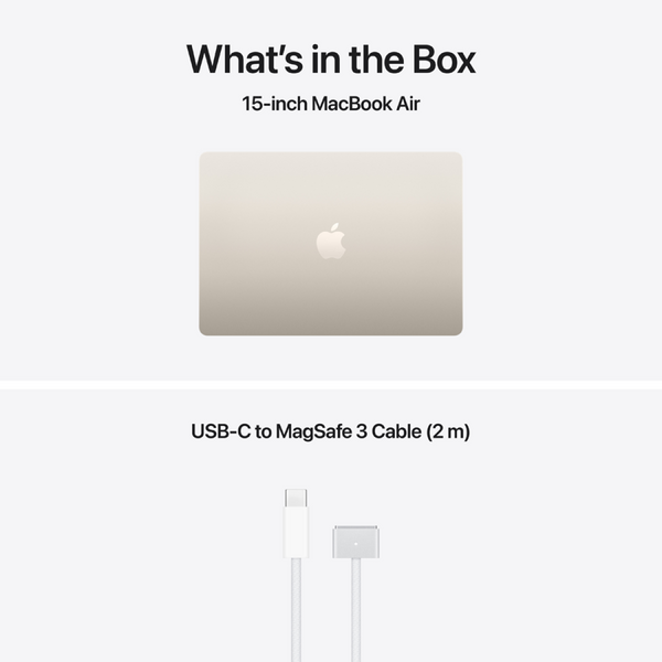MacBook Air 15-inch, Starlight