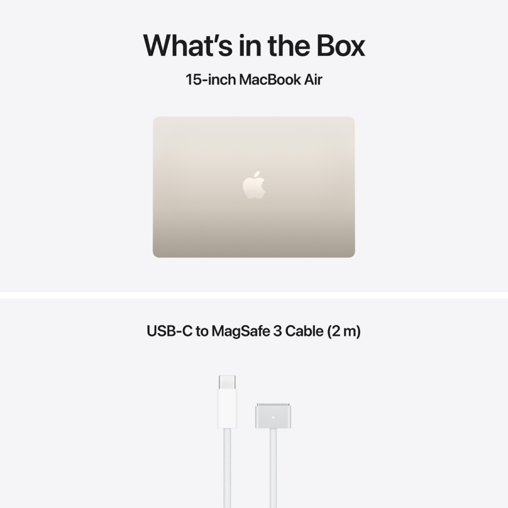 MacBook Air 15-inch, Starlight